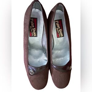 Brown Suede ladies shoes